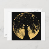 Gloweyed Moon Oak Goddess Briefkaart (Voorkant / Achterkant)