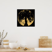 Gloweyed Moon Oak Goddess Poster (Keuken)