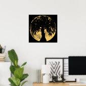 Gloweyed Moon Oak Goddess Poster (Thuiskantoor)