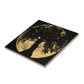 Gloweyed Moon Oak Goddess Tegeltje (Zijkant)