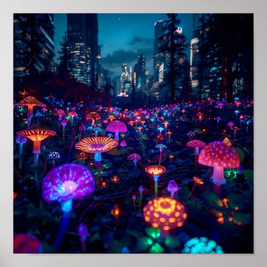 Glowfall Grove Poster (Voorkant)