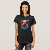 Glowfeest Klein Broertje Verfspatten Effect Gl T-shirt (Voorkant volledig)