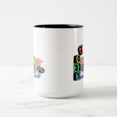 Glowin & Growin Klasse van 2025 Two-Tone Mok, 15 o Tweekleurige Koffiemok (Center)