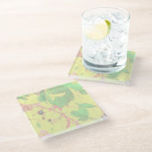 'Glowing Autumn Leaves' Glazen Onderzetter (Schuin)