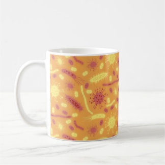 Glowing Bacteria Microorganism orange Koffiemok