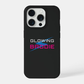 Glowing Baddie Neon Esthetiek iPhone 15 Pro Case