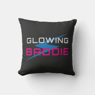 Glowing Baddie Neon Esthetiek Kussen