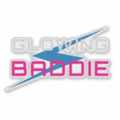 Glowing Baddie Neon Esthetiek Sticker (Voorkant)