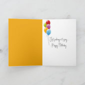 Glowing Birthday Mushroom Munchkin Kaart (Binnen)