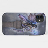 Glowing Blue Fairy en Blue Moon iPhone 5 Hoesje (Achterkant (horizontaal))