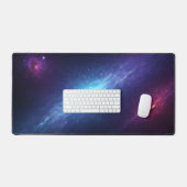 Glowing Blue Supernova Deep Space Nebula Bureaumat (Keyboard & Muis)
