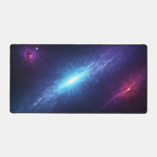 Glowing Blue Supernova Deep Space Nebula Bureaumat (Voorkant)