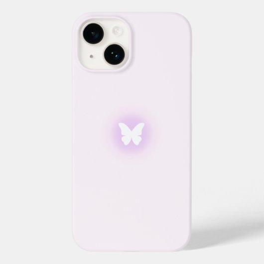 Glowing Butterfly Pastel Case-Mate iPhone Case (Achterkant)