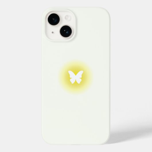 Glowing Butterfly Pastel Case-Mate iPhone Case (Achterkant)