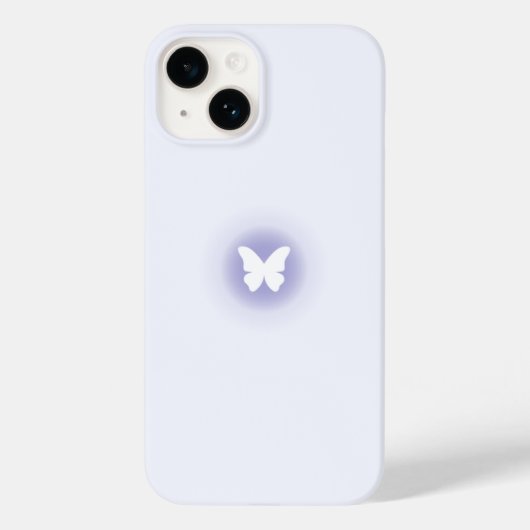 Glowing Butterfly Pastel Case-Mate iPhone Case (Achterkant)
