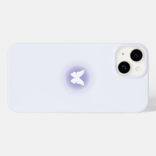 Glowing Butterfly Pastel Case-Mate iPhone Case (Achterkant (horizontaal))