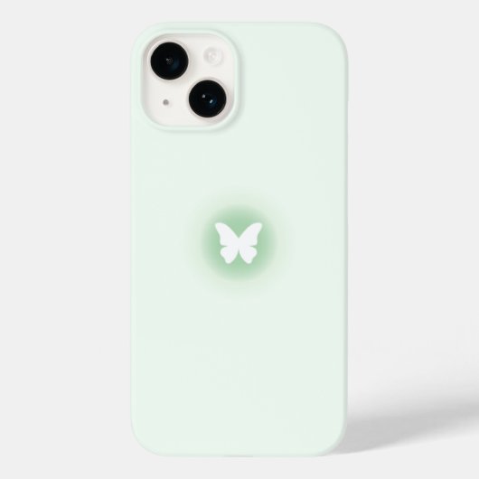 Glowing Butterfly Pastel Case-Mate iPhone Case (Achterkant)