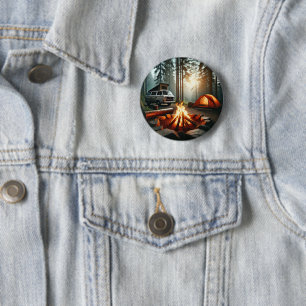 Glowing Campfire Adventure Button