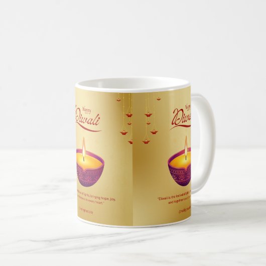 Glowing Candle Mug Koffiemok (Voorkant rechts)