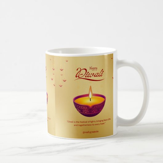 Glowing Candle Mug Koffiemok (Rechts)