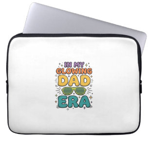 Glowing Dad Era Retro Zonnebril Dad T-shirt Ontwer Laptop Sleeve