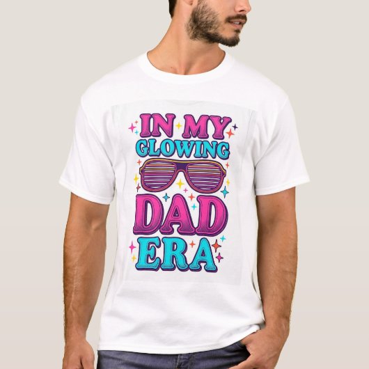 Glowing Dad Era Vintage Gravering Shirt Design_1 (Voorkant)