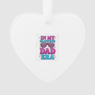 Glowing Dad Era Vintage Gravure Shirt Ontwerp_1 Ornament