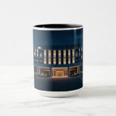 Glowing Dedication: Ziekenhuis bij nacht Mok (Midden)