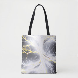 Glowing Energy Tree Abstracte Canvas tas