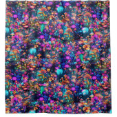 Glowing Garden Douchegordijn (Voorkant)