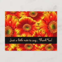 Glowing Gerbera Daisies Dank u