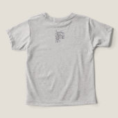 Glowing & Growing – Inspirerend peuter Shirt (Design achterkant)