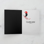 glowing half moon birthday kaart (Binnen)