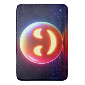 Glowing Happy Orb Emoji Badmat (Voorkant Verticaal)