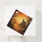 Glowing Haunted Mansion Halloween Bedankjes Labels (In situ)