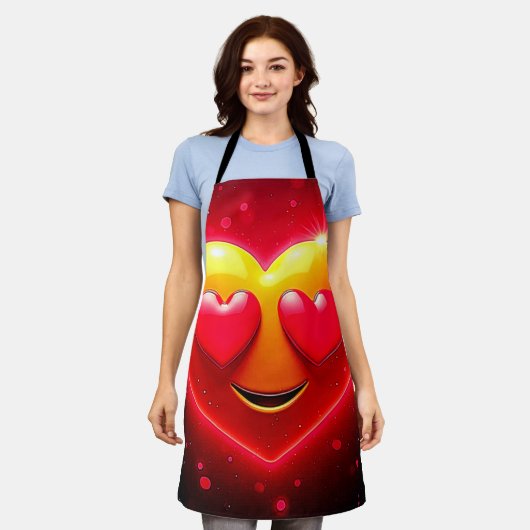 Glowing Heart Eyes Emotion Schort (Gedragen)