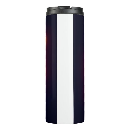 glowing image of a heart with cupid's arrow thermosbeker (Achterkant)