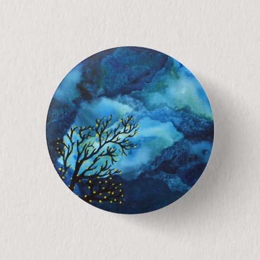 Glowing in the dark (buttons) ronde button 3,2 cm (Voorkant)