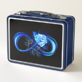 Glowing infinity with blue rose (Achterkant)