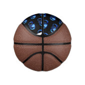 Glowing infinity with blue rose basketbal (Rechts)