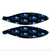 Glowing infinity with blue rose basketbal (Panelen)