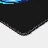 Glowing infinity with blue rose bureaumat (Hoek)