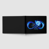 Glowing infinity with blue rose gastenboek (Volledig)
