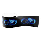 Glowing infinity with blue rose grosgrain lint (Spoel)
