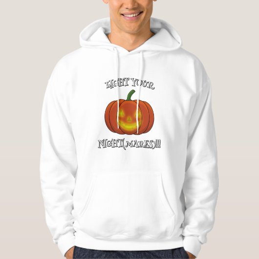 Glowing Jack-o'-Lantern - Light Your Nightmares Hoodie (Voorkant)