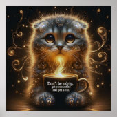 Glowing Kat Coffee Cure Poster (Voorkant)