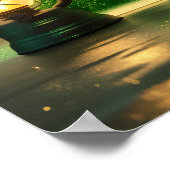 Glowing Letter L Wall Art for Kids Rooms Poster (Hoek)