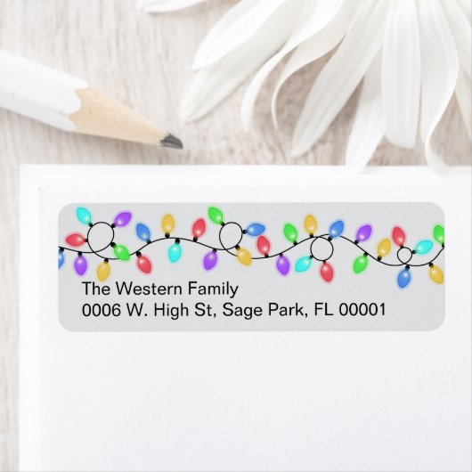 Glowing Lights Vakantie Etiket (Insitu)