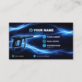 Glowing Liquid Residential Pressure Washing Visitekaartje (Voorkant)