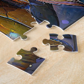 Glowing Lotus Flowers Trio Legpuzzel (Zijkant)